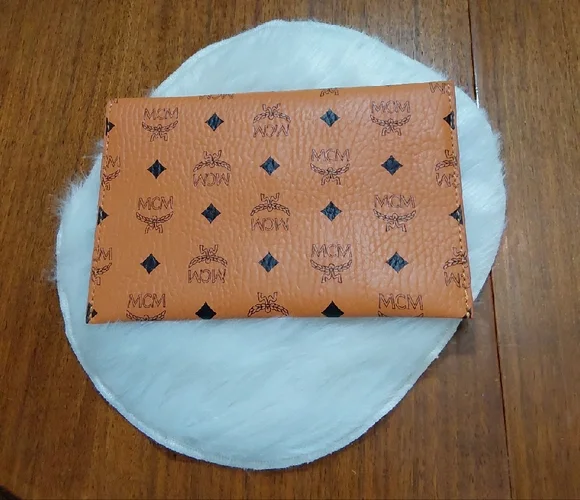 MCM Cognac Monogram Clutch - Picture 3 of 6